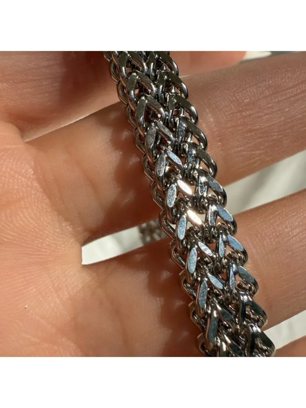 Stainless steel lux Silver Men's Bracelet